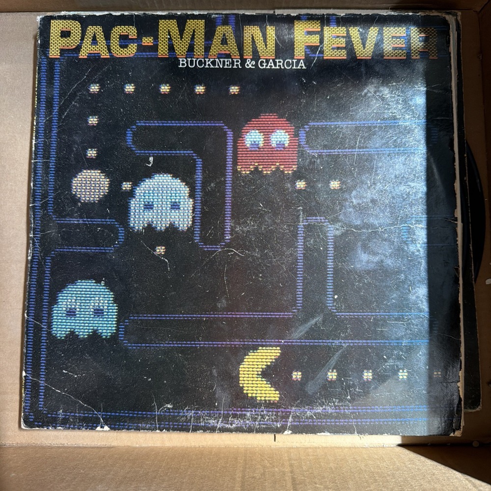 BUCKNER & GARCIA "Pac-Man Fever" Vinyl LP 1982 Columbia 37941 Stereo Promo Copy